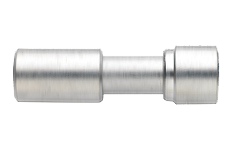 #4 Silver Lock With End Cap - Barrel Lock Series