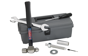 Lock Extractor Kit complete (includes 10 extractor elements, lock extractor, hammer, wrench, screw driver, and carrying case) - Lock Extractor Kits