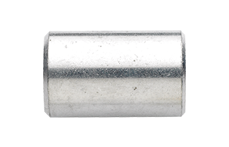 Silver End Cap For Barrel Locks - Accessories