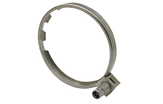 Armor Ring, Solid Stainless Steel, Plastic Ferrule Without Side Seal Tab - Armor Front Entry Rings